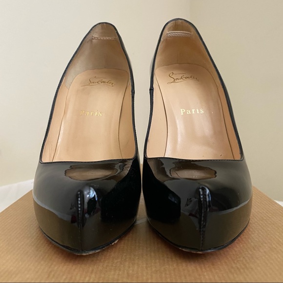Christian Louboutin Rolando 120 Black Patent heels - Picture 3 of 8